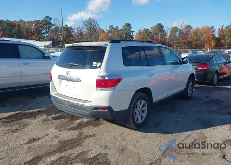 2012 Toyota Highlander Base V6 from USA, damaged, VIN 5TDZK3EH0CS069984